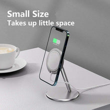 將圖片載入圖庫檢視器 ALOK P26S 鋁合金iPhone Magsafe充電器手機支架適用於iPhone 12 / 12 Pro Max 銀色 1pc