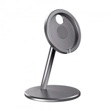 將圖片載入圖庫檢視器 ALOK P26G 鋁合金iPhone Magsafe充電器手機支架適用於iPhone 12 / 12 Pro Max 灰色 1pc