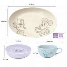 將圖片載入圖庫檢視器 Disney's 迪士尼 D100 米奇與朋友3P 陶瓷套裝餐具 1pc
