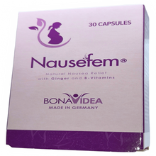 將圖片載入圖庫檢視器 Nausefem 樂思芬 Nausefem® 樂思芬天然孕吐緩和劑 30粒

