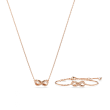 將圖片載入圖庫檢視器 Swarovski 施華洛世奇 SWAROVSKI 施華洛世奇雙曲線無限符號首飾套裝5682483 1 套2件
