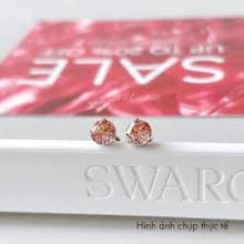 將圖片載入圖庫檢視器 Swarovski 施華洛世奇 SWAROVSKI施華洛世奇 Solitaire 圓形切割彩色耳環 5717577 粉紅色 1對
