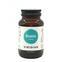 將圖片載入圖庫檢視器 Viridian 生物素 2500微克 植物膠囊 (維他命B) 1 bottle
