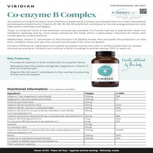 將圖片載入圖庫檢視器 Viridian 輔酶B群 植物膠囊   1 bottle
