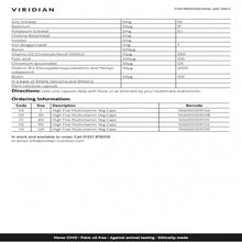 將圖片載入圖庫檢視器 Viridian 高五配方多種維生素 植物膠囊 1 bottle
