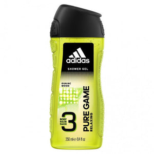 Adidas 阿迪達斯 Pure Game  男士3合1沐浴啫喱 250ml