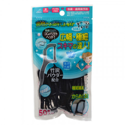 ANNECY 牙線棒(竹炭) 50支