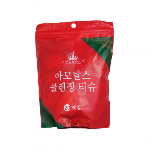 Amortals 爾木萄 格紋壓縮特大毛巾 20粒