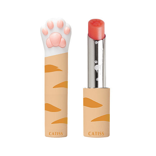 CATISS 愷締思 橘貓純淨水潤粉橘潤色貓掌型潤唇膏 3g