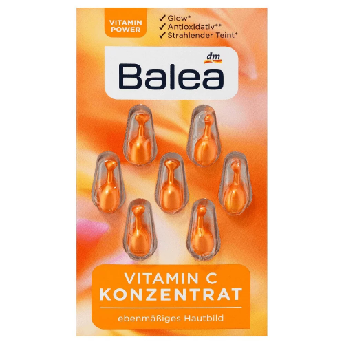 Balea 芭樂雅 維他命C美白亮膚精華膠囊 7pcs