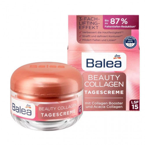 Balea 芭樂雅 膠原蛋白緊緻抗皺日霜 SPF15 50ml