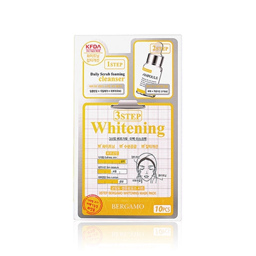 Bergamo 美白三重奏面膜 10pcs