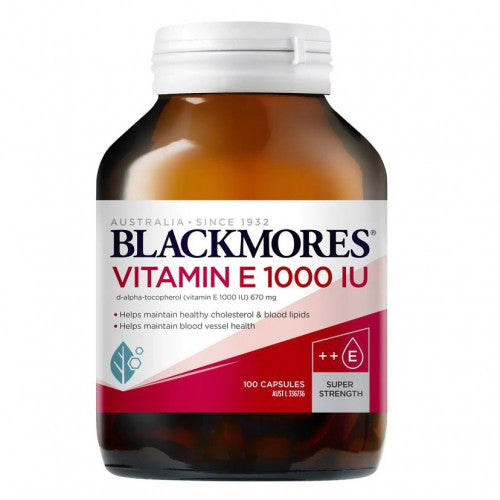 Blackmores 天然維生素E 1000IU 100 capsules