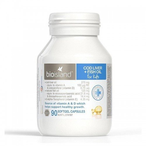 BIOISLAND 鱈魚肝油(預售) 90 Capsules