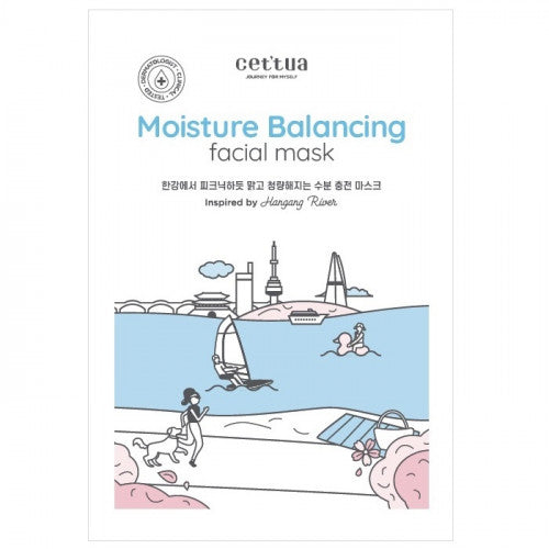 Cettua Moisture Balancing Facial Mask K/E 12pcs