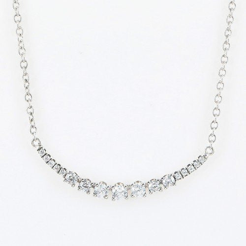 Coronet 冠玲瓏 SS925純銀鋯石曲線項鍊 1pc