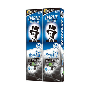 Darlie 黑人 全亮白牙膏(竹炭深潔) 孖裝 140g x2