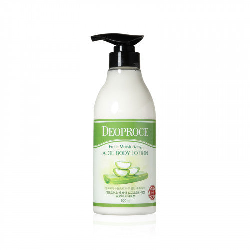 Deoproce Fresh Moisturizing Aloe Body Lotion 500ml