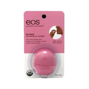 EOS 有機護唇球-草莓 7g