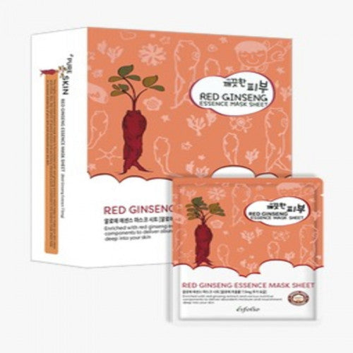 Esfolio 紅人蔘深層保濕面膜 10pcs