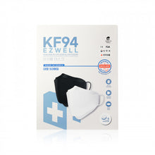 將圖片載入圖庫檢視器 EZWELL KF94 四層防護3D立體口罩 (黑色) 50pcs/盒
