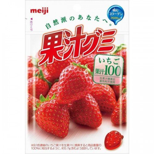 More Mall 一生良品精選 明治 草莓味果汁軟糖 51g