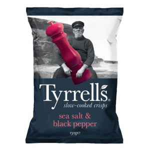More Mall 一生良品精選 Tyrrell's 英國手製海鹽黑胡椒味薯片 150g
