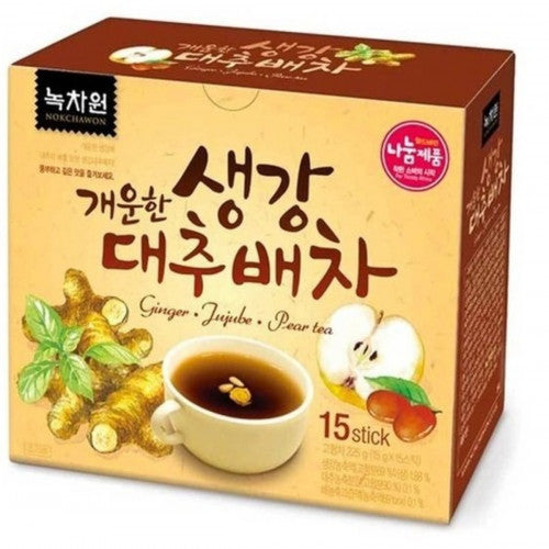 More Mall 一生良品精選 綠茶園-水梨紅棗茶生薑茶(1g*15包) 1pcs