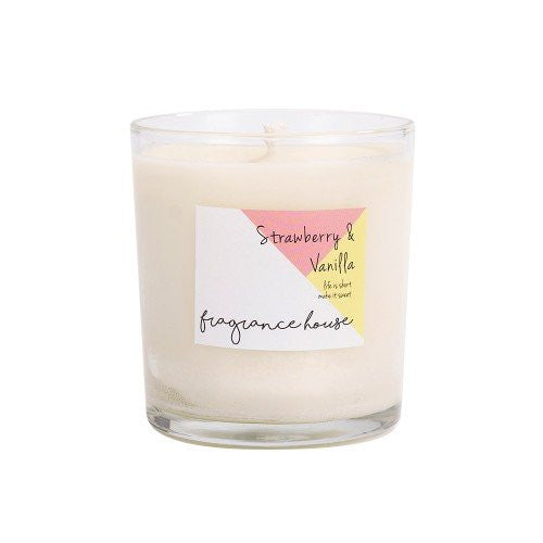 Fragrance House 香薰蠟燭 - 草莓與香草 150g