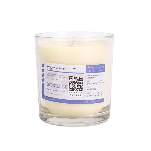 Fragrance House 香薰蠟燭 - 火奴魯魯(蜜桃與海洋) 150g