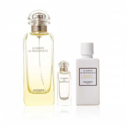 Hermes 愛馬仕 Le Jardin De Monsieur Li 3pcs Gift Set (W) (EDT 100+7.5ml+B L40ml) 100ml+7.5ml+40ml