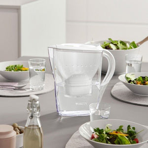Homestuff BRITA - 【一壺七芯】Marella Cool 2.4L 濾水壺 (白色) + MAXTRA+濾芯 (6件裝) 6pcs