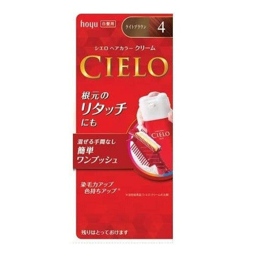 Hoyu CIELO 絲悅白髮專用染髮霜 (#4 栗棕色) 1box