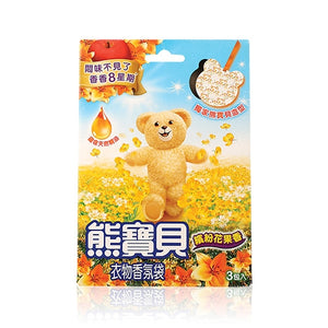 Snuggle 熊寶貝 熊寶貝衣物香氛袋 - 繽紛花果香(黃) 3pcs/1box