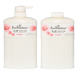 Enchanteur 艾詩 芬香沐浴露浪漫花香+補充庄 550ml x2