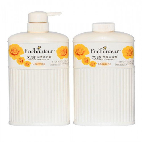 Enchanteur 艾詩 芬香沐浴露 (魅力花香+補充庄) 550ml + 550ml