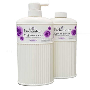 Enchanteur 艾詩 芬香滋潤沐浴露 (蜜意花香) +補充庄 550ml x2