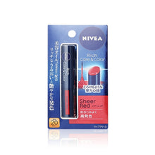 將圖片載入圖庫檢視器 Nivea 妮維雅 豐盈水潤顯色潤唇膏(Sheer Red)SPF20 2g
