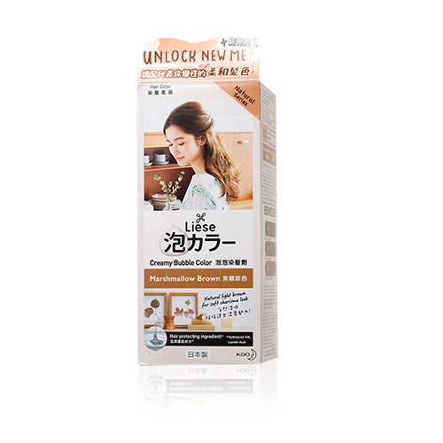 KAO 花王 Liese 泡泡染髮劑 - 焦糖啡色 1box
