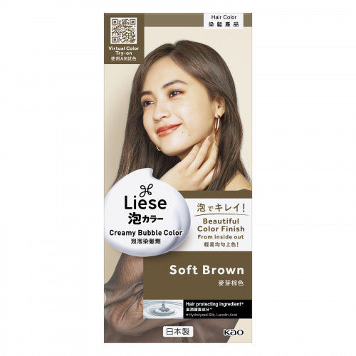KAO 花王 Liese 泡泡染髮劑 - 麥芽棕色 1pc
