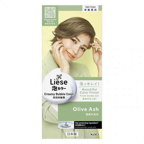 KAO 花王 Liese 泡泡染髮劑 - 欖橄灰綠色 1pc