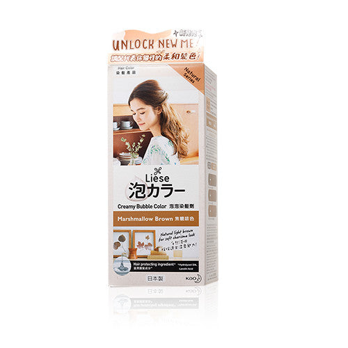 KAO 花王 Liese 泡泡染髮劑 - 焦糖啡色 1box