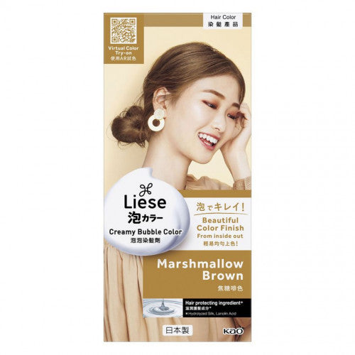 KAO 花王 Liese 泡泡染髮劑 - 焦糖啡色 1pc