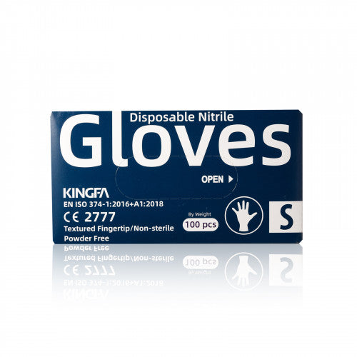 KingFa KS-ST-RT021 一次性手套 (細碼) 藍色 50pairs