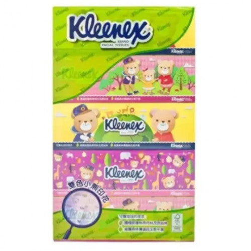 Kleenex 健力士 健力氏小熊印花盒裝面紙(5合1) 1pc