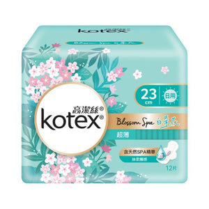 Kotex 高潔絲 高潔絲Blossom Spa 白茶花超薄日用23cm 12pcs