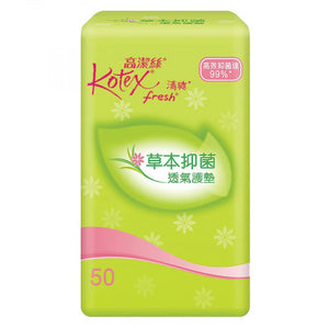 Kotex 高潔絲 草本抑菌透氣護墊 15cm 50pcs