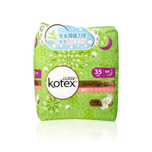 Kotex 高潔絲 草本極緻綿柔 纖巧夜用衛生巾35cm 9pcs