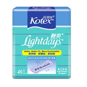 Kotex 高潔絲 輕爽衛生護墊 15cm 46pcs