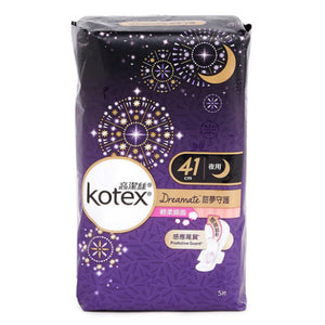 Kotex 高潔絲 甜夢守護 纖巧綿面衛生巾41cm 5pcs